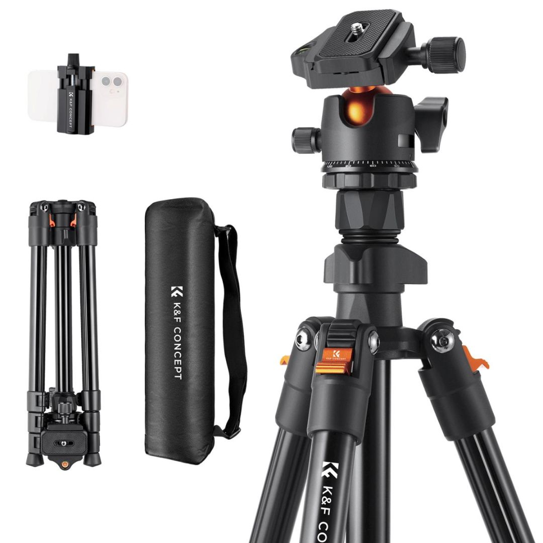 K&F Concept Vlog Travel Tripod Compact Flexible & Portable KF09.101V1 - 11